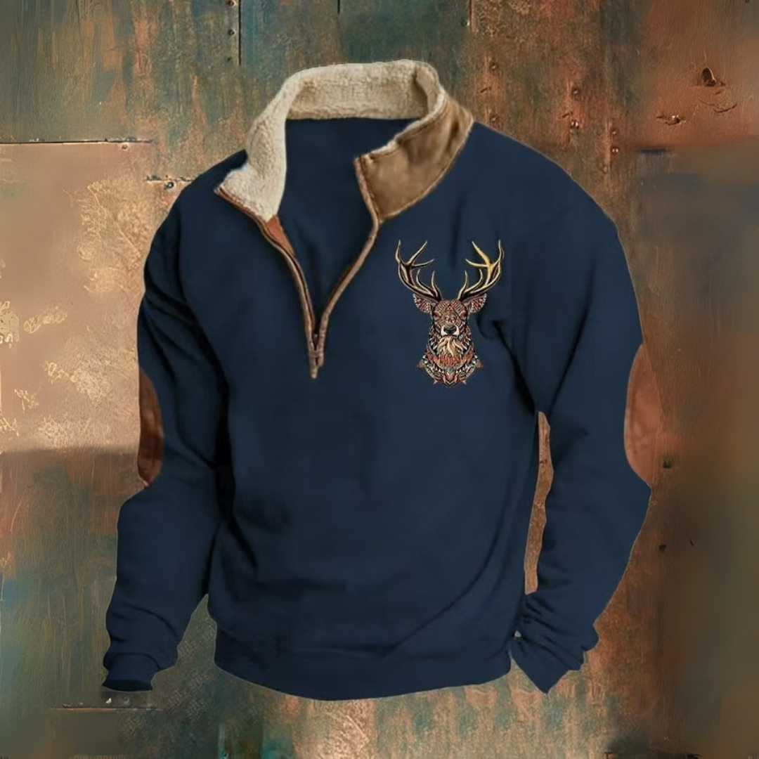 Mihai | Suéter con Cremallera Parcial