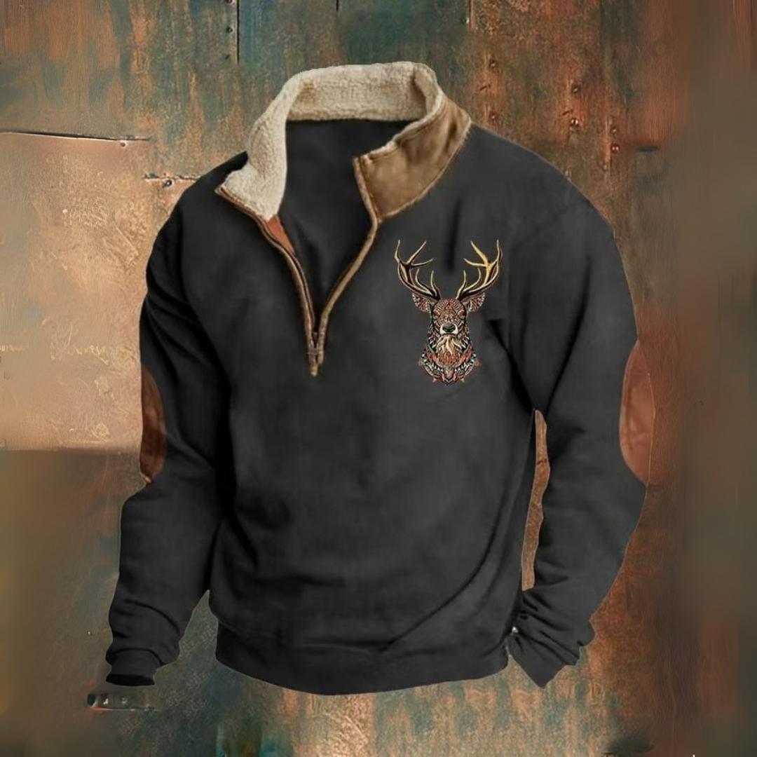 Mihai | Suéter con Cremallera Parcial