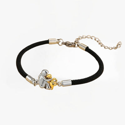 Katy™ - Pulsera con cordón e ícono de perro